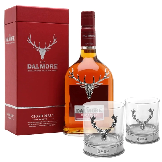 THE DALMORE 12年 & Cigar Malt セット箱付き 100714HUMIDOR-base.jpg