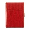 Tsubota Pearl Cosmos Croco Cigarette Case - Red - Image 2