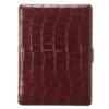 Tsubota Pearl Cosmos Croco Cigarette Case - Brown - Image 2