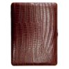 Tsubota Pearl Cosmos Lizard Cigarette Case - Brown - Image 2