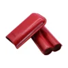 Jemar Red Leather Cigar Case - 2 Robusto - Image 2