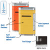 Xikar Allume Single Jet Flame Cigar Lighter - Reef Blue - Image 2