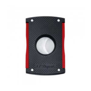 S.T. Dupont Maxijet Cigar Cutter - Matt Black and Red