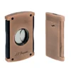 S.T. Dupont Brushed Copper Slim 7 Lighter & Maxijet Cigar Cutter Gift Set - Image 2