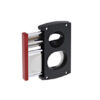 S.T. Dupont Double Blade S and V Cigar Cutter - Black and Red - Image 2