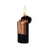 Xikar Meridian Triple Soft Flame Lighter - Black & Rose Gold - Image 2