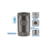 Xikar Volta Tabletop Quad Jet Flame Cigar Lighter - Black - Image 4