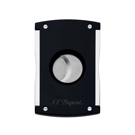 S.T. Dupont Maxijet Cigar Cutter – Black and Chrome