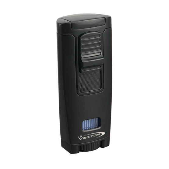 Vector Apex Triple Jet Cigar Lighter - Black Matte