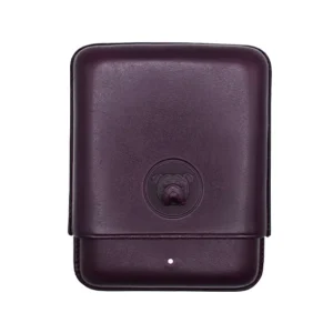 Dunhill Whitespot Bulldog Purple Cigar Case - 4 Robusto