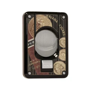 Elie Bleu C4 Cigar Cutter - Medals Black