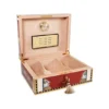 Elie Bleu Alba Red Sycamore Humidor – 75 Cigar Capacity