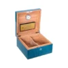 Elie Bleu Che Star Dyed Sycamore Humidor - 75 Cigar Capacity
