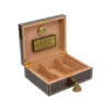 Elie Bleu Medals Black Tinted Sycamore Humidor – 75 Cigar Capacity