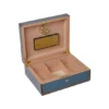 Elie Bleu Medals Blue Sycamore Humidor – 75 Cigar Capacity