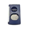 BLD 3-in-1 Double Cigar Cutter V-Cut and Punch - Blue