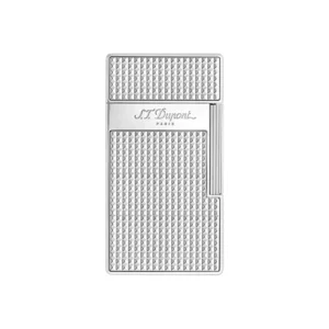 S.T. Dupont Biggy Torch Flame Lighter – Diamond Head Chrome