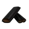 Jemar Black Leather Cigar Case - 2 Corona - Image 2