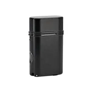 Vector Viking Quad Jet Flame Table Lighter - Black Matte